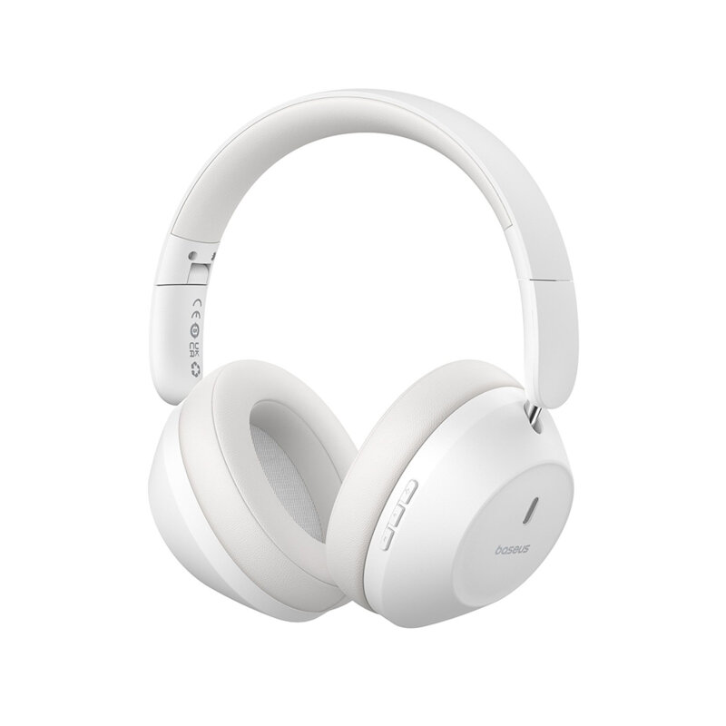 Casti Bluetooth Type-C Pliabile, Baseus, A00070700211-00, alb