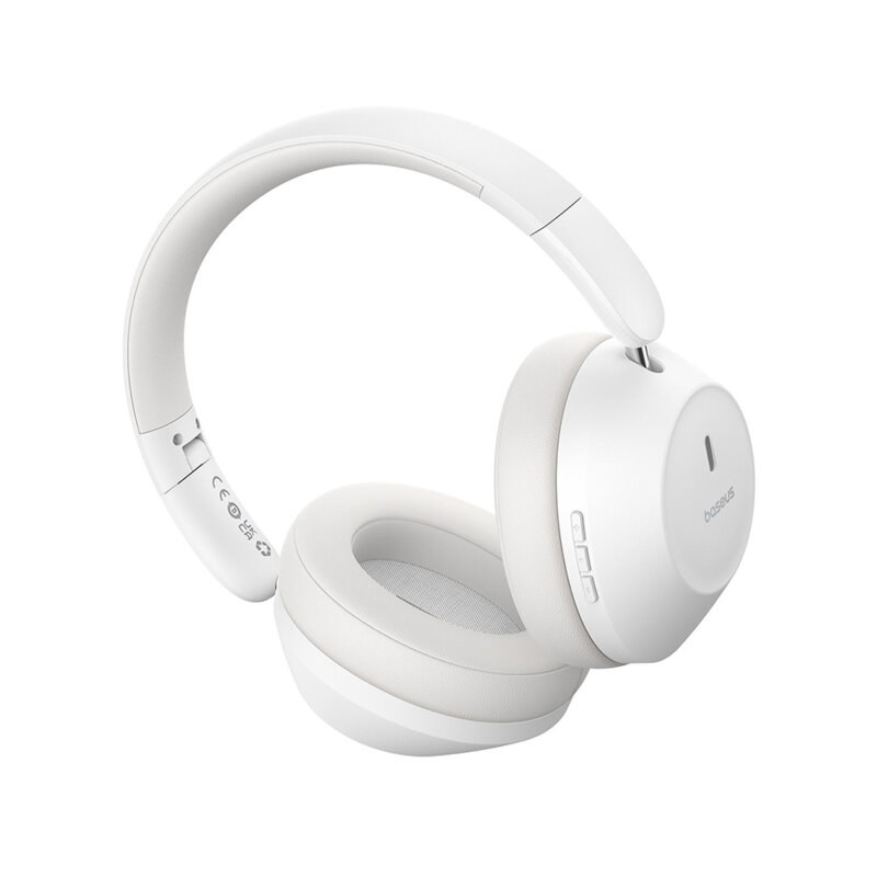Casti Bluetooth Type-C Pliabile, Baseus, A00070700211-00, alb