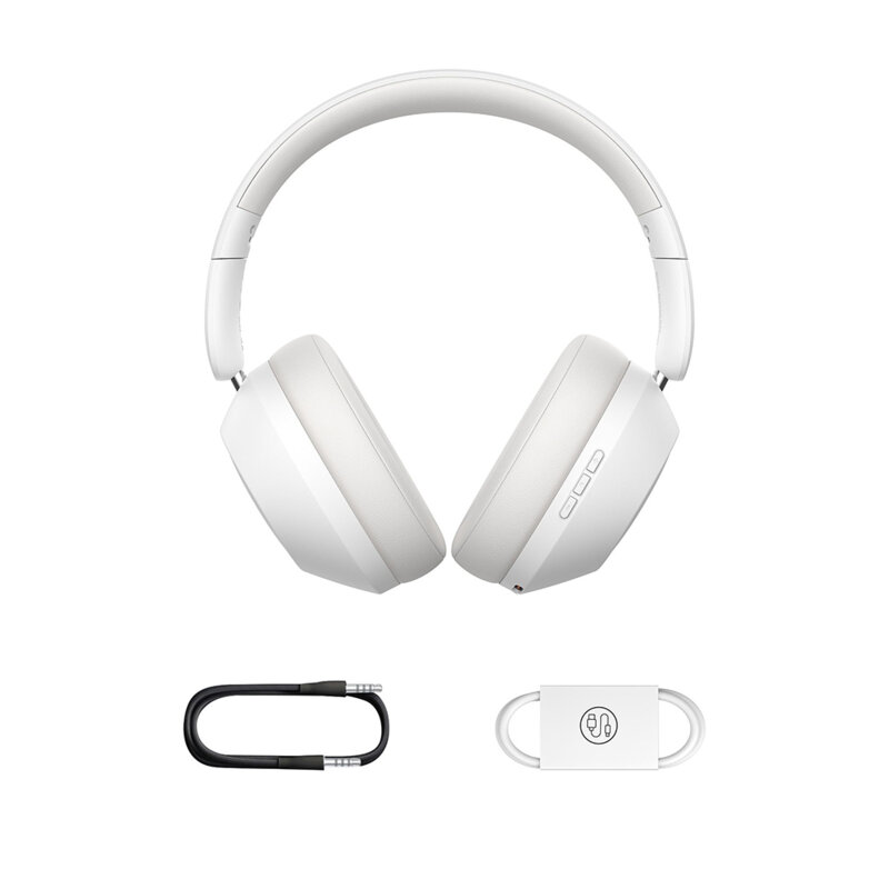 Casti Bluetooth Type-C Pliabile, Baseus, A00070700211-00, alb