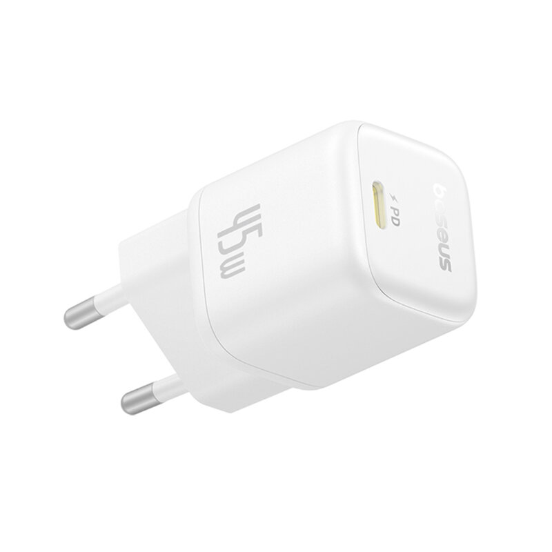 Incarcator GaN Fast Charge Baseus PicoGo, alb, P10176800213-00