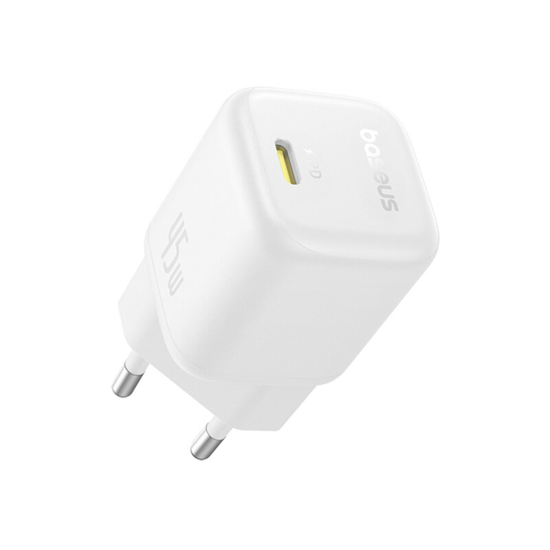 Incarcator GaN Fast Charge Baseus PicoGo, alb, P10176800213-00
