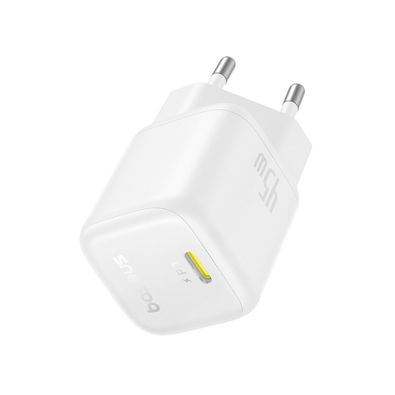 Incarcator GaN Fast Charge Baseus PicoGo, alb, P10176800213-00
