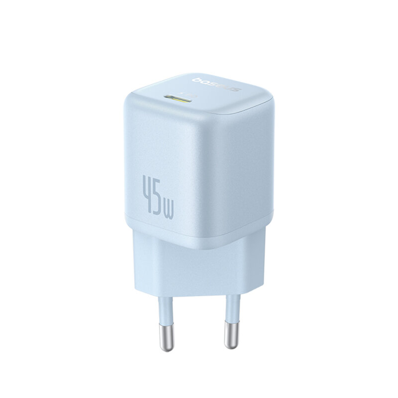 Incarcator GaN Fast Charge Baseus PicoGo, bleu, P10176800313-00
