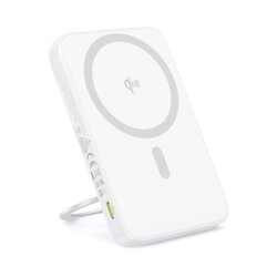 Baterie externa telefon Type-C Qi2 20W Baseus, 5000mAh, alb