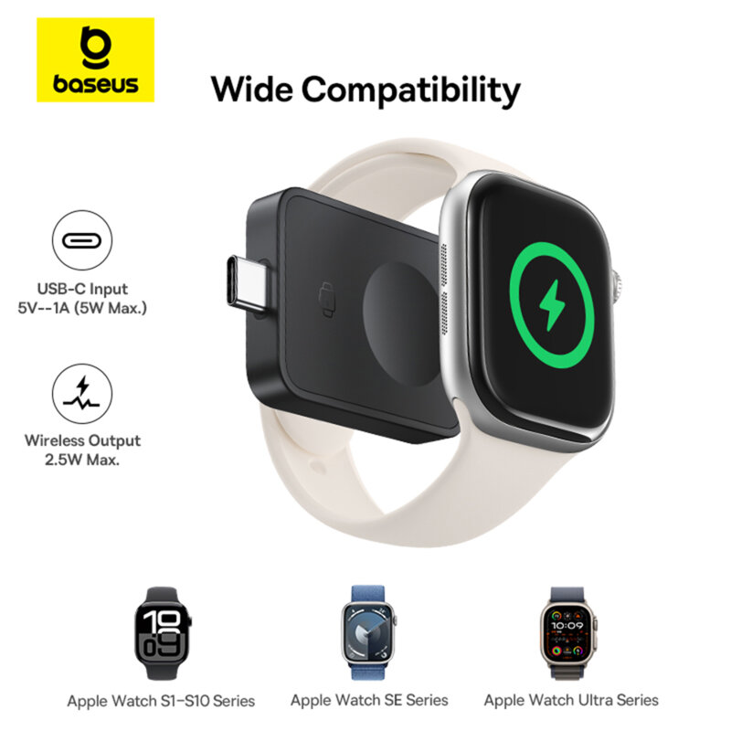 Incarcator Apple Watch wireless Baseus MagPro, P10264106123-00