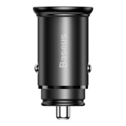 Incarcator auto bricheta Type-C, USB, Baseus, CCALL-BS01, negru
