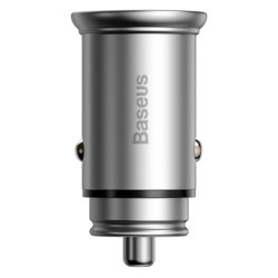 Incarcator auto bricheta Type-C, USB, Baseus, CCALL-BS0S, argintiu