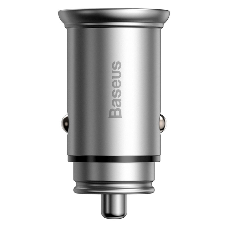 Incarcator auto bricheta Type-C, USB, Baseus, CCALL-BS0S, argintiu