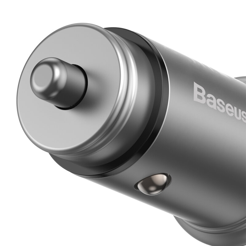 Incarcator auto bricheta Type-C, USB, Baseus, CCALL-BS0S, argintiu