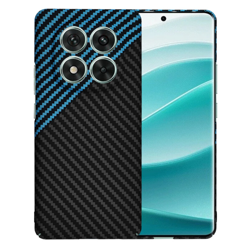 Husa Xiaomi Poco X7 Techsuit Carbonite FiberShell, bleu