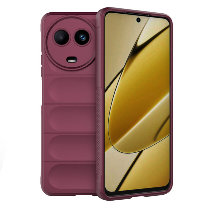 Husa Realme 11 5G Techsuit Magic Shield, bordo