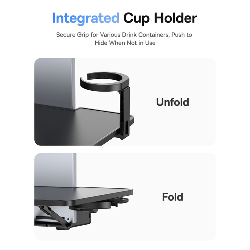 Suport telefon tetiera cu masa pliabila, Baseus, C40272901121-00