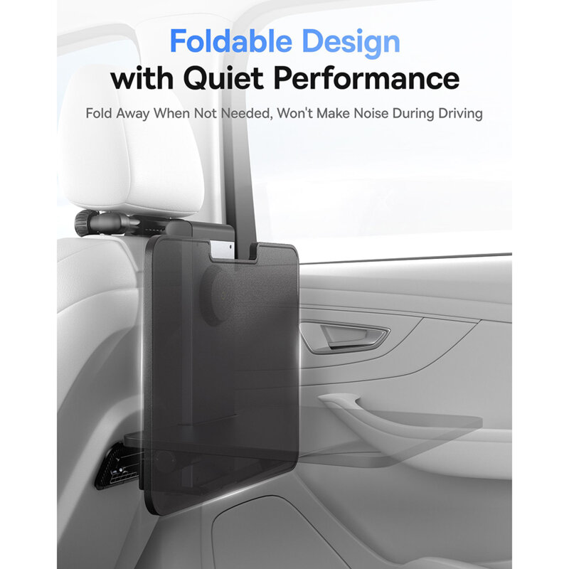 Suport telefon tetiera cu masa pliabila, Baseus, C40272901121-00