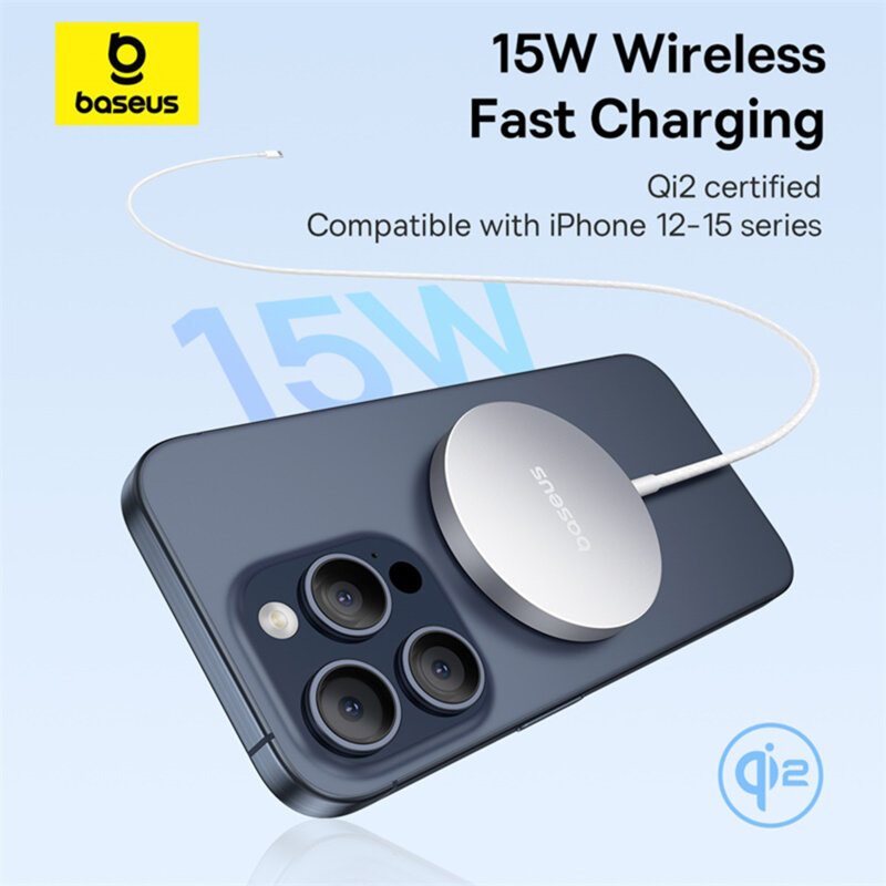 Incarcator wireless Baseus Simple Mini4 Air, gri, P10278200S11-00