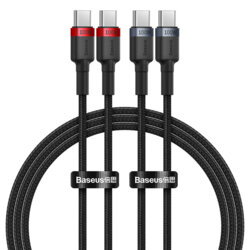 [Pachet 2x] Cablu date Fast Charge Type-C Baseus, P10318306003-01