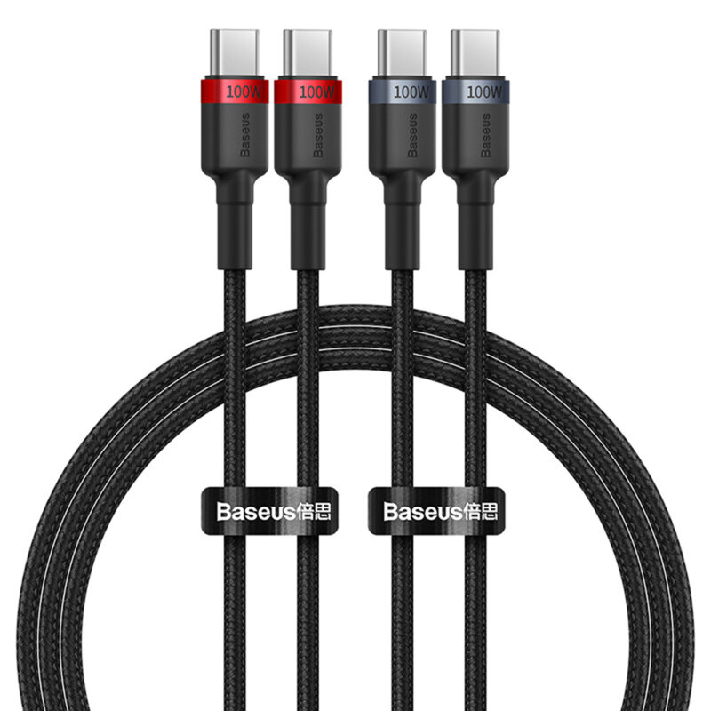 [Pachet 2x] Cablu date Fast Charge Type-C Baseus, P10318306003-00