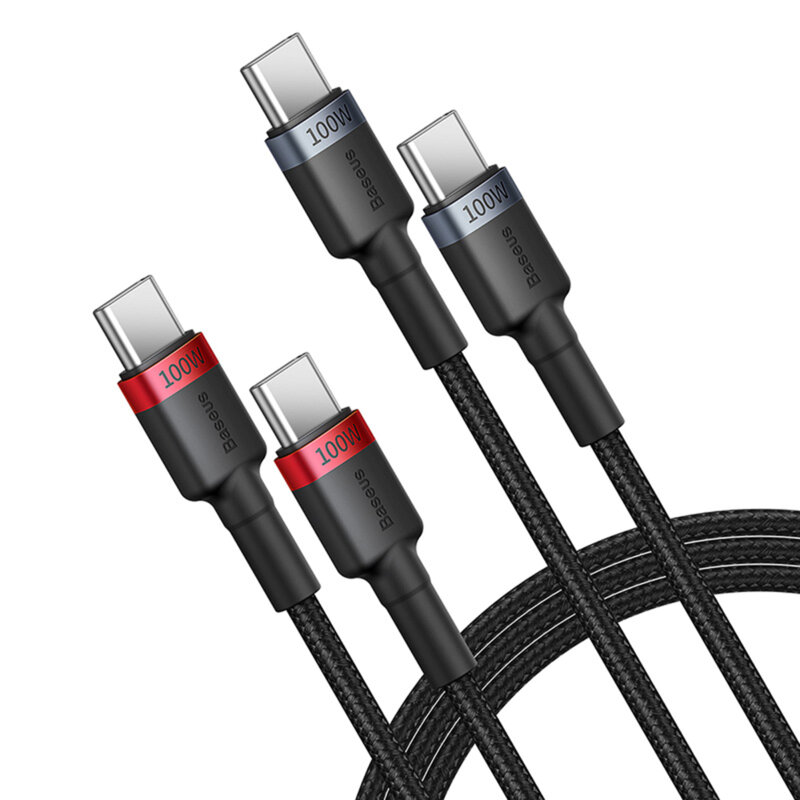 [Pachet 2x] Cablu date Fast Charge Type-C Baseus, P10318306003-00