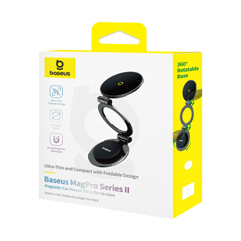 Suport telefon auto cu magnet 360° Baseus, C40172900121-00