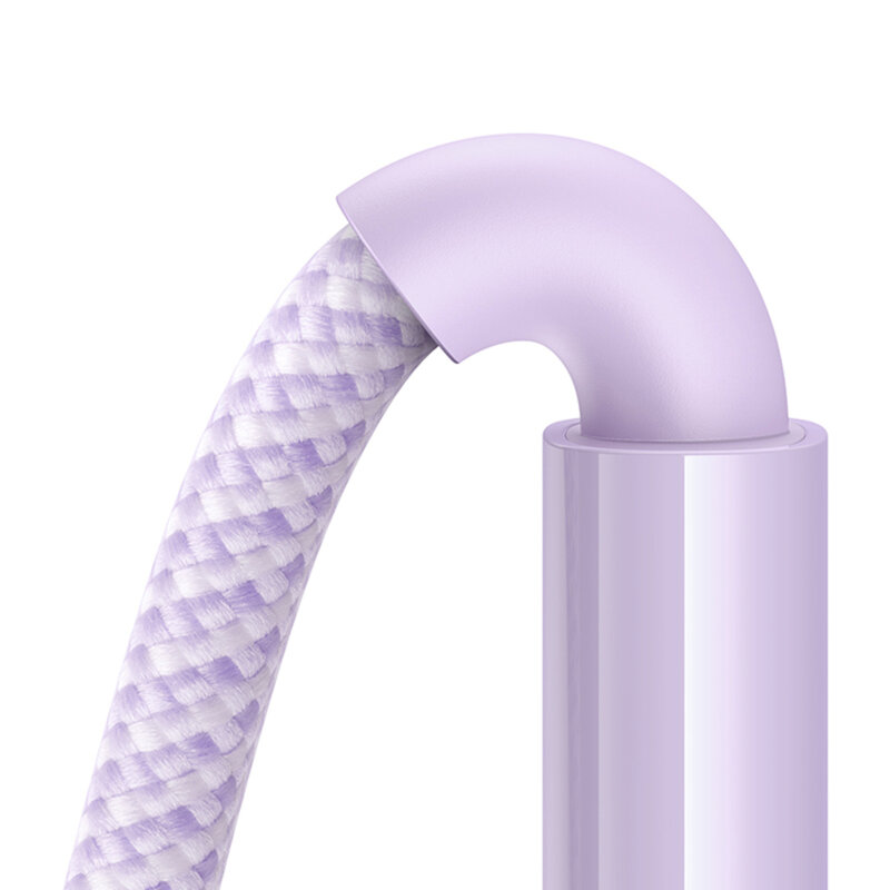 Cablu tip C cu display, 100W, mov Baseus, P10382702511-01