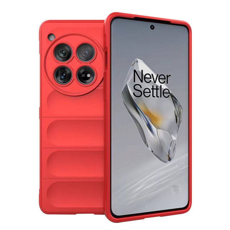 Husa OnePlus 12 Techsuit Magic Shield, rosu