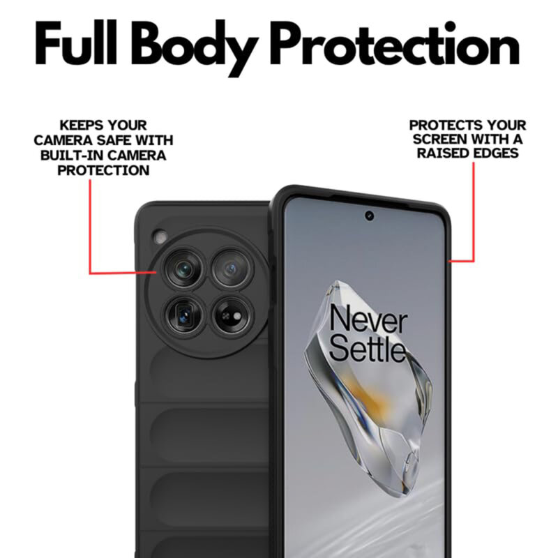 Husa OnePlus 12 Techsuit Magic Shield, negru