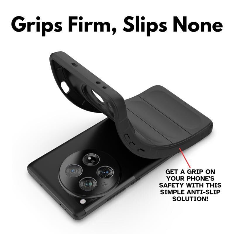 Husa OnePlus 12 Techsuit Magic Shield, negru