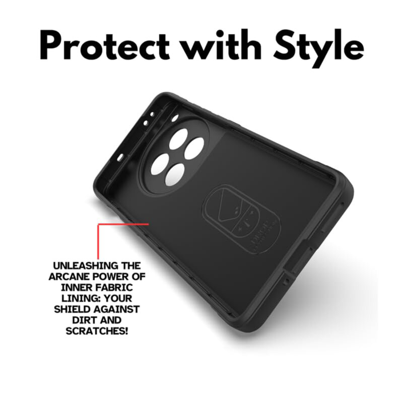 Husa OnePlus 12 Techsuit Magic Shield, negru