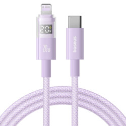 Cablu incarcare iPhone Baseus, 20W, mov, P10382703511-01