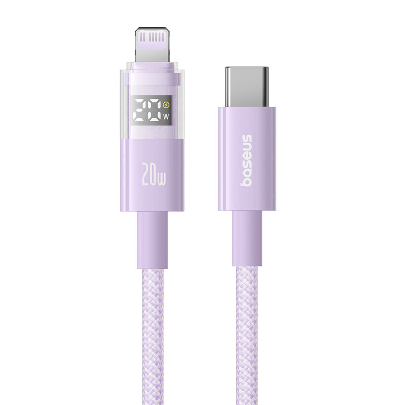 Cablu incarcare iPhone Baseus, 20W, mov, P10382703511-01