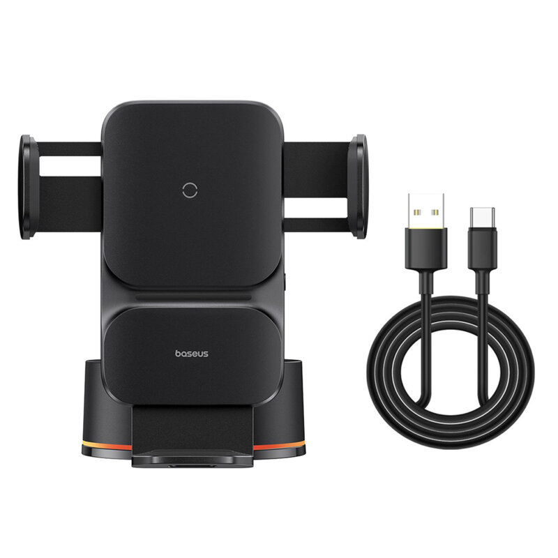 Suport auto cu incarcare wireless 15W Baseus, C40344901113-Z1