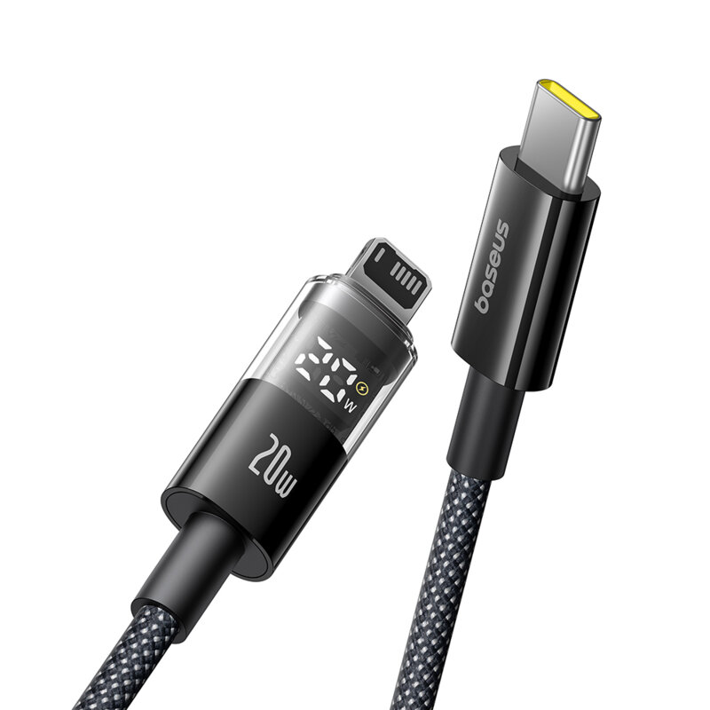 Cablu incarcare iPhone Baseus, 20W, negru, P10382703121-00