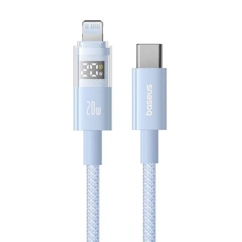 Cablu incarcare iPhone Baseus, 20W, albastru, P10382703311-00