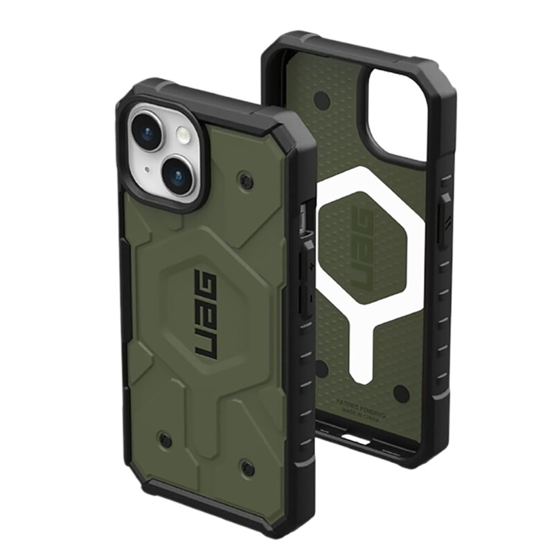 Husa iPhone 15 Plus UAG Pathfinder MagSafe, Olive Drab