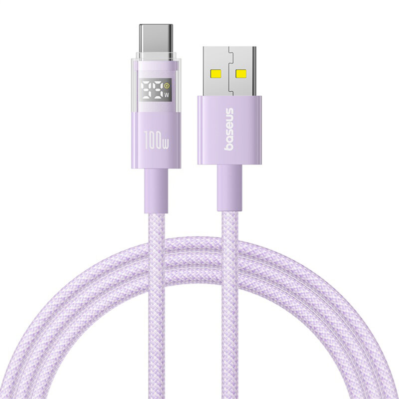 Cablu date USB-C Fast Charging, mov Baseus, P10382701511-01