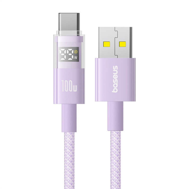 Cablu date USB-C Fast Charging, mov Baseus, P10382701511-01