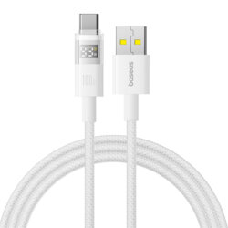 Cablu date USB-C Fast Charging, alb Baseus, P10382701211-00
