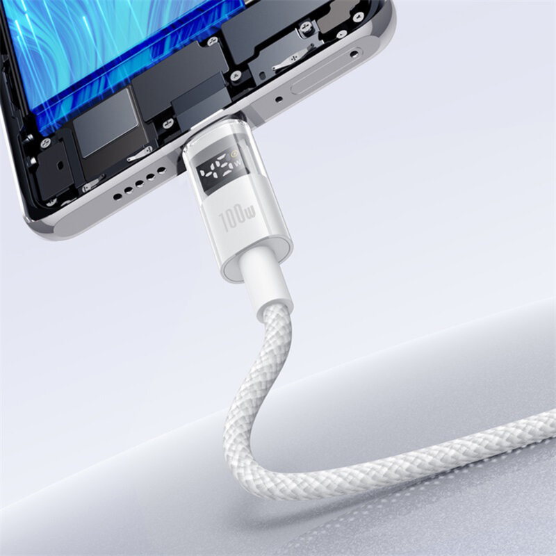 Cablu date USB-C Fast Charging, alb Baseus, P10382701211-00