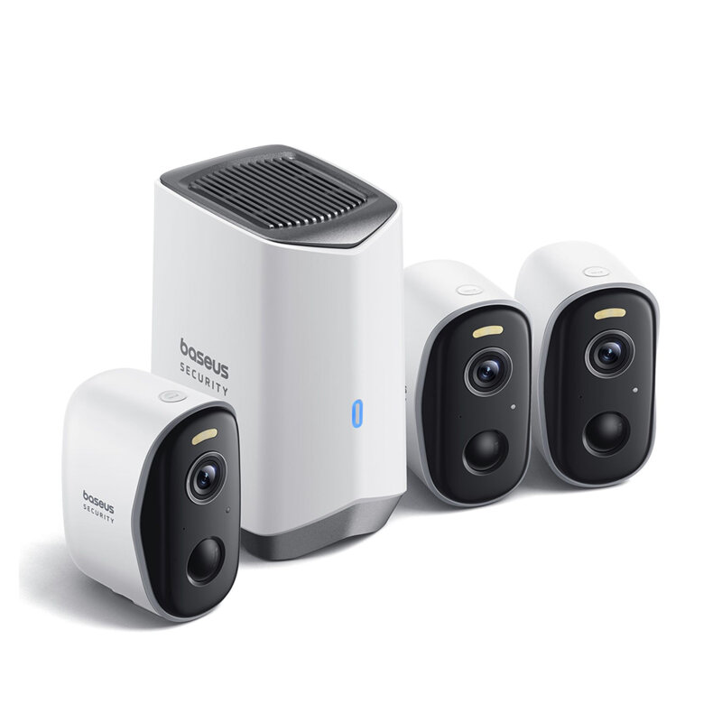 Camera supraveghere exterior kit 2K Baseus, S0TW012131, 7.800mAh