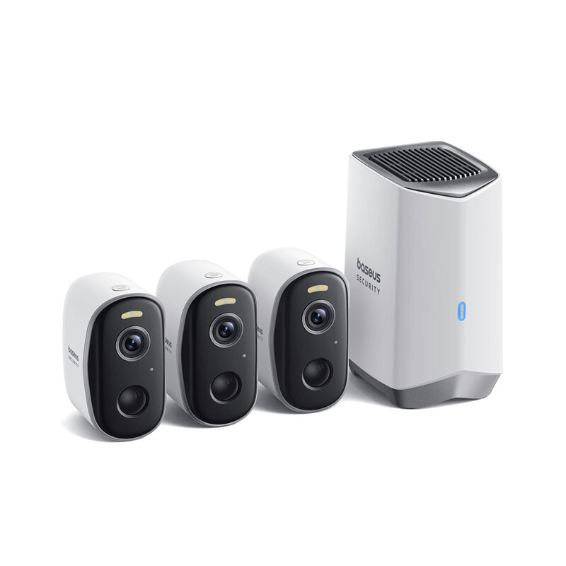 Camera supraveghere exterior kit 2K Baseus, S0TW012131, 7.800mAh