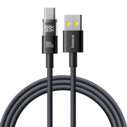 Cablu date USB-C Fast Charging, negru Baseus, P10382701111-00