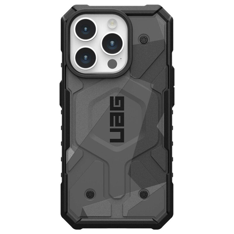 Husa iPhone 15 Pro UAG Pathfinder SE MagSafe, Geo Camo