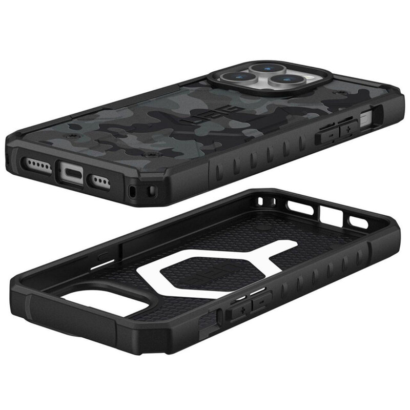 Husa iPhone 15 Pro UAG Pathfinder SE MagSafe, Midnight Camo