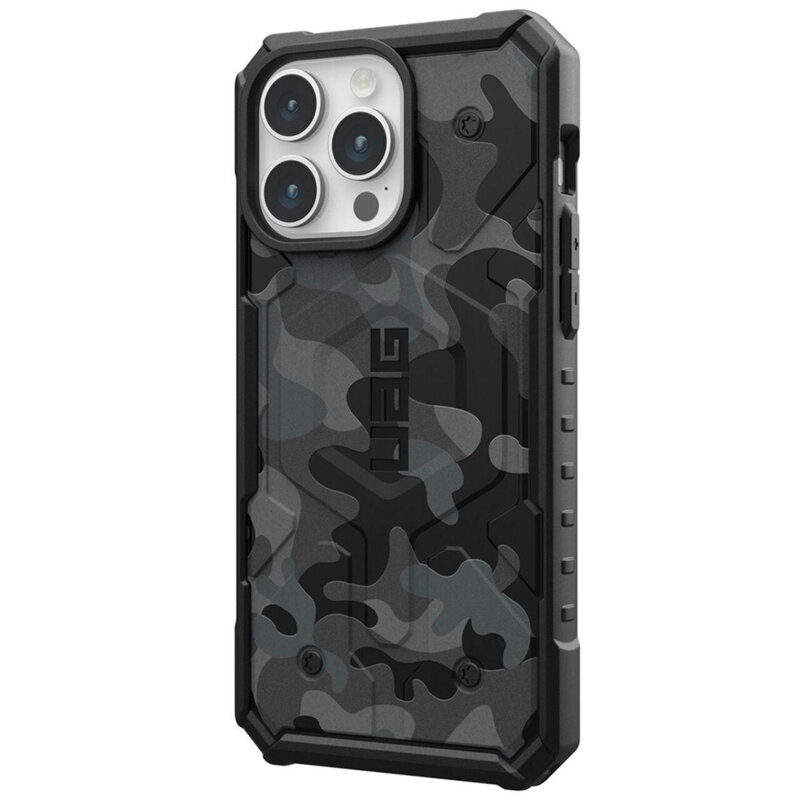 Husa iPhone 15 Pro UAG Pathfinder SE MagSafe, Midnight Camo