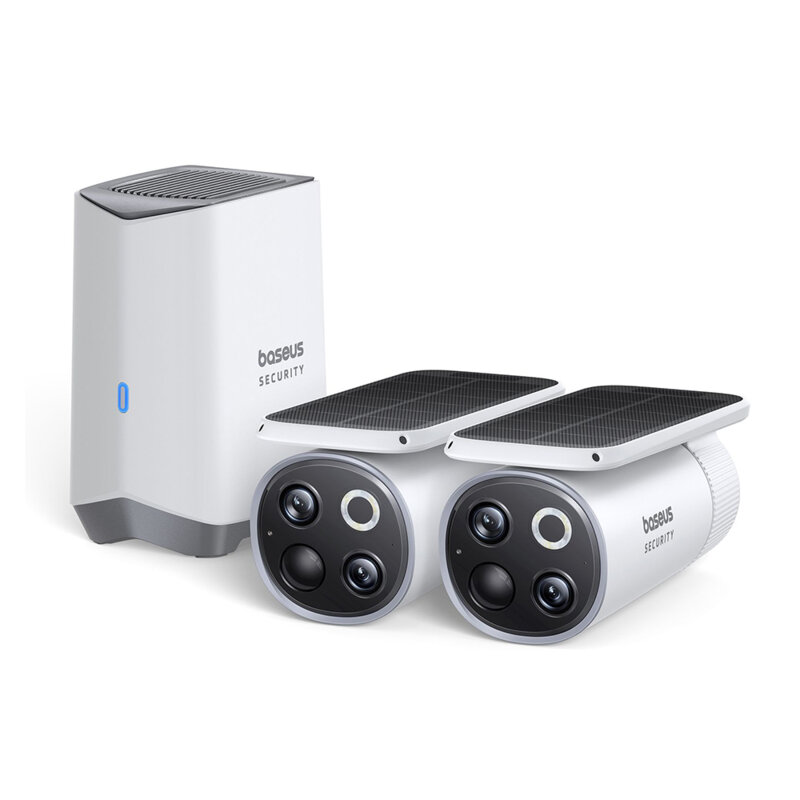 Camera supraveghere 3K exterior cu panou solar Baseus, S0TX002131