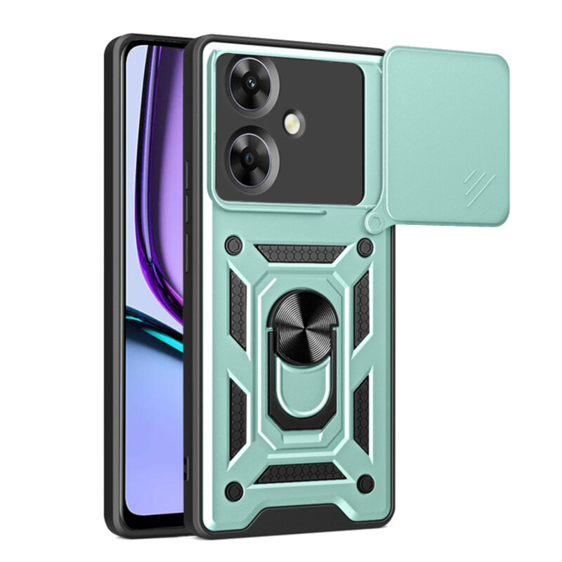 Husa Realme Note 60 protectie camera Techsuit CamShield Series, verde