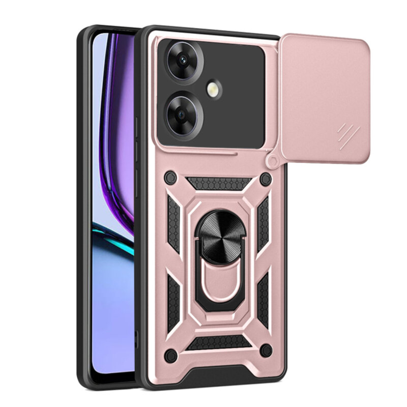 Husa Realme Note 60 protectie camera Techsuit CamShield Series, roz