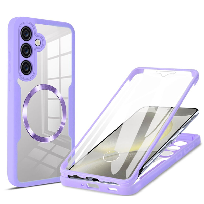 Husa 360° Samsung Galaxy S25 Plus Techsuit ColorVerse MagSafe, mov