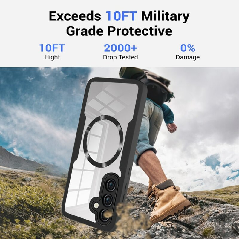 Husa 360° Samsung Galaxy S25 Techsuit ColorVerse MagSafe, roz