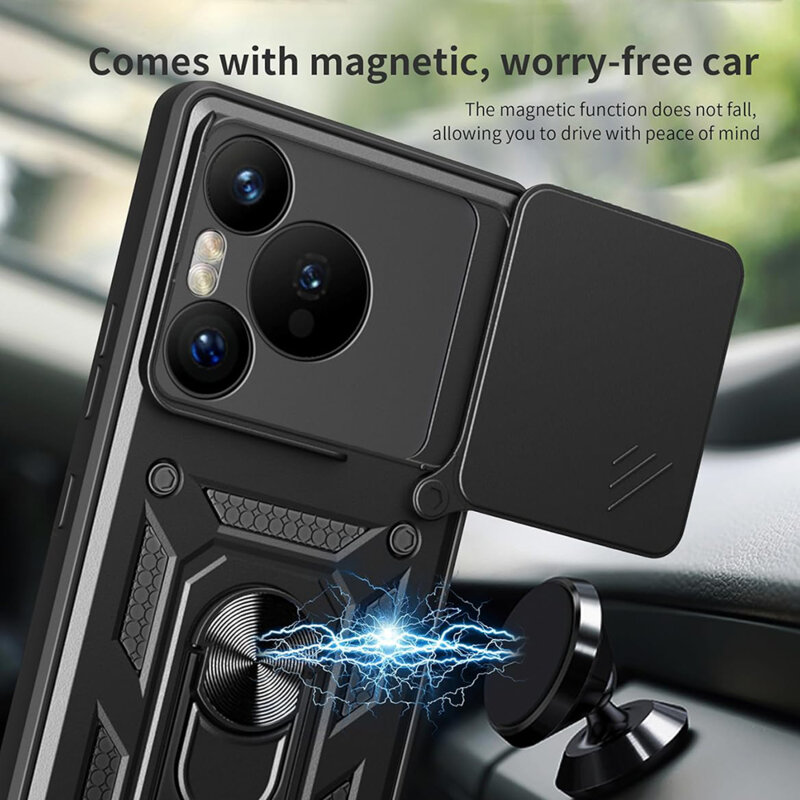 Husa Xiaomi Redmi Note 14 5G protectie camera Techsuit CamShield Series, verde