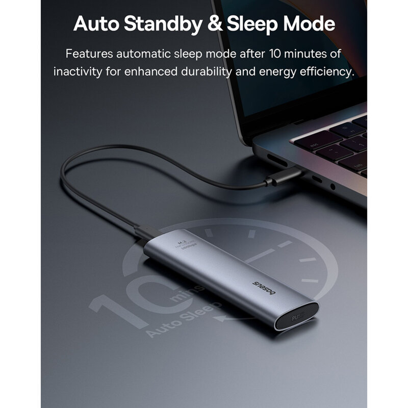 Carcasa SSD M.2NVME USB 3.2, 10Gbps Baseus, B00760600811-01